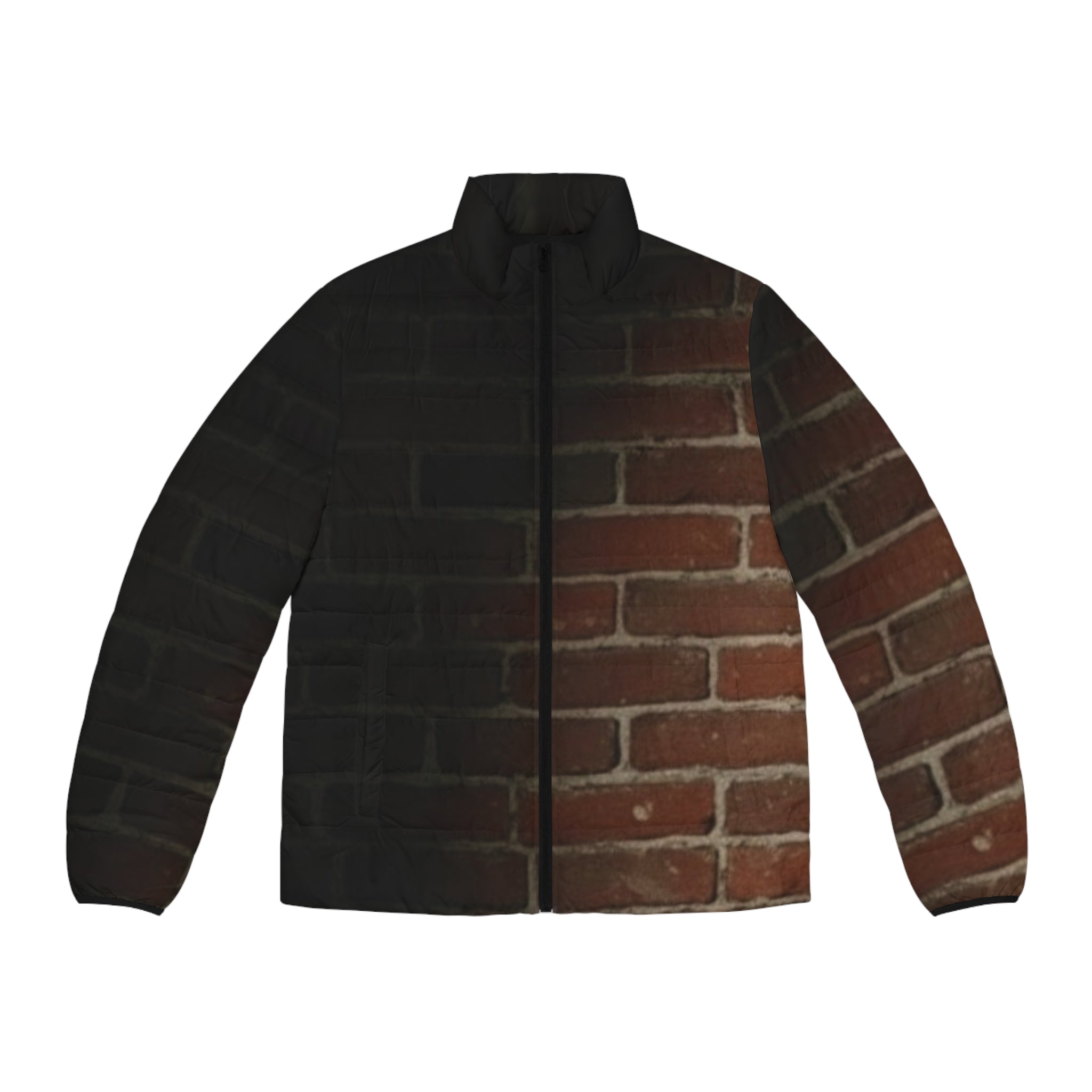 Brick House Street Art Puffer Jacket — TheBrokenArtShow AOP