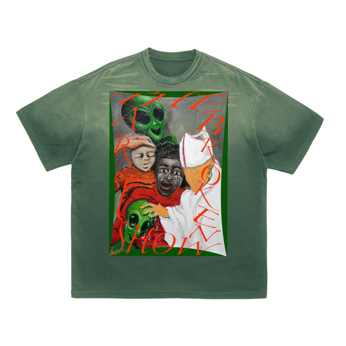 Tiger Stripe Gradient Washed T-Shirt