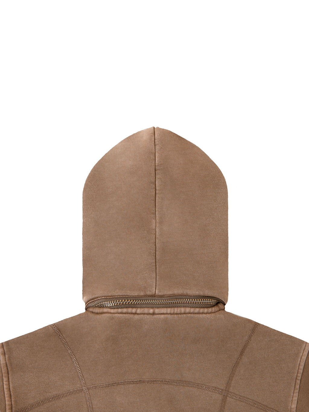 Vintage Washed Cropped Fleece Hoodie